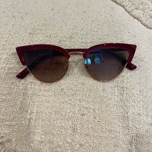 Vintage Red Sunglasses